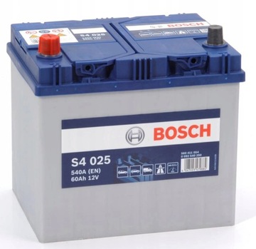 AKUMULATOR BOSCH S4 60Ah 540A S4025
