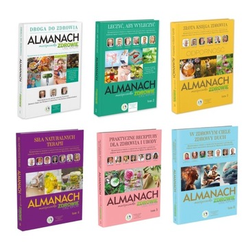 ALMANACH – pakiet / zestaw 6w1 – ZDROWIE bez leków – kompendium WIEDZY