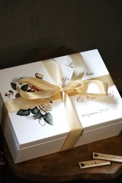 СВАДЕБНЫЙ ПОДАРОК ​​MARRIAGE ESSENTIAL Свадебная Коробка БЕЛЫЙ ПРЕМИУМ Подарок