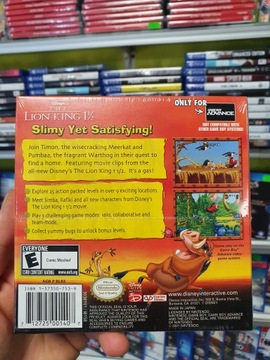 LION KING 1.5 GBA GAME BOY ADVANCE NOWA