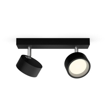 Philips BRACIA lampa punktowa LED 11W 1100lm 2700K 26cm IP20, czarna