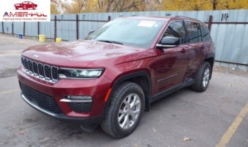 Jeep Grand Cherokee V 2023 Jeep Grand Cherokee Limited 4x4, benzyna 3.6L, 293 KM, od ubezpieczalni