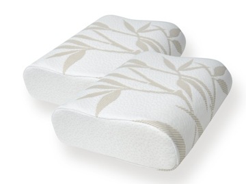 Poduszka turystyczna POLA Bamboo komfort 30x25 visco Memory Foam podróżna