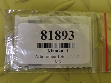 ALFA ROMEO 156 KLIKA VNĚJŠÍ LEVÝ ZADNÍ