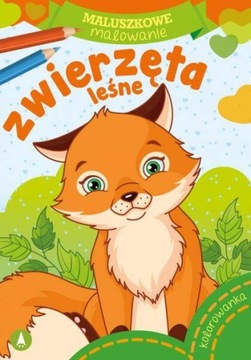 KOLOROWANKA MALUSZKOWE MALOWANKI ZWIERZĘTA LEŚNE