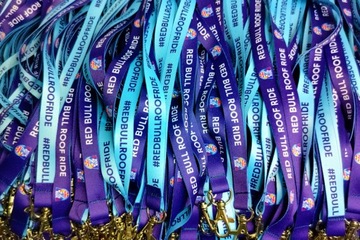 Ленты рекламные 15 мм с двусторонней печатью, 250 шт.