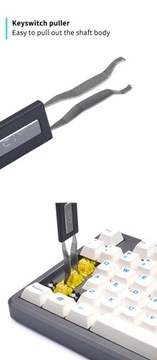 Универсальный механический съемник клавишных колпачков клавиатуры, экстрактор для снятия переключателей