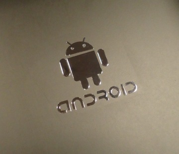 Naklejka ANDROID Logo Metal Edition 28x25 mm 123