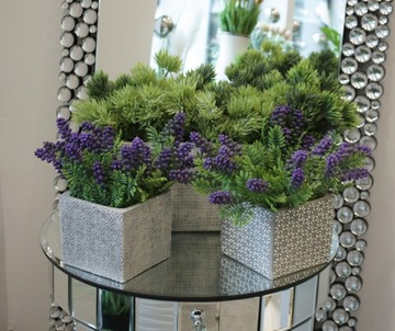 Крышка для цветочного горшка серого цвета из бетона Polnix Etno цилиндр 14 см