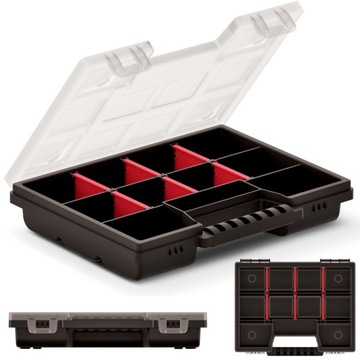 Набор из 4 коробок-ОРГАНИЗАТОРОВ, РЕГУЛИРУЕМЫЕ РАЗДЕЛЕНИЯ