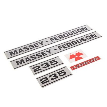 Naklejki Ursus MF 235 MF235 MASSEY FERGUSON MASKA EMBLEMAT