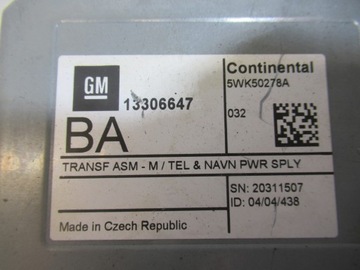 MODUL ŘÍZENÍ NAVIGACE OPEL CORSA D