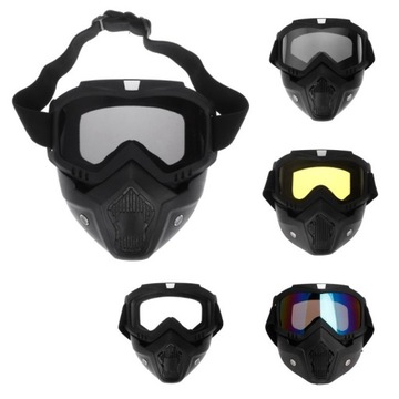 Gogle motocrossowe maska przeciwpyłowa okulary z o