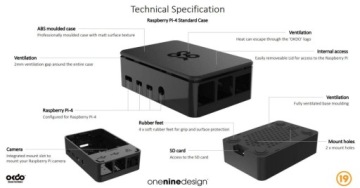 RS Raspberry Pi 4 Model B белый 187-3432