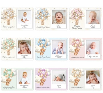 ФОТОМАГНИТ на холодильник Спасибо гостям Крещение годовалого ребенка.