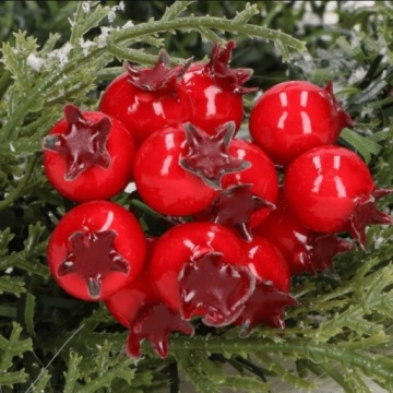 RED HAWKSTONE НА ПРОВОДЕ 1,5 СМ РОЖДЕСТВЕНСКИЙ КРЕМ 3ШТ.