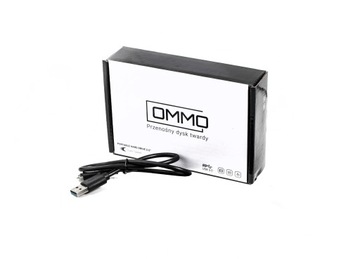 ВНЕШНИЙ ЖЕСТКИЙ ДИСК 500 ГБ USB3.0 OMMO ALU ЧЕРНЫЙ