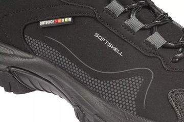Damskie buty trekkingowe American Club WT-188/24 czarne buty sportowe