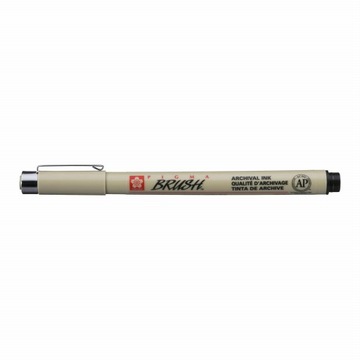 Cienkopis Sakura Pigma Brush pędzelkowy czarny