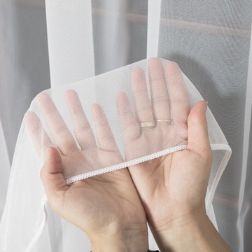 ГОТОВАЯ БЕЛАЯ ШТОРА С ЭФФЕКТОМ МОРОЗКИ СВИНЦОВЫЙ ТЕНТ ВЕС 150х240