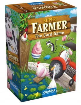 3673 GRANNA GRA KARCIANA SUPER FARMER CARD GAME 8+