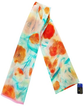 ШЕЛКОВЫЙ ШАРФ ШАРФ 100% НАТУРАЛЬНОЕ КАЧЕСТВО ШЕЛКА ШЕЛКА.