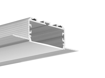 Светодиодный алюминиевый профиль KLUŚ KOZEL-50 неанодированный. 2м