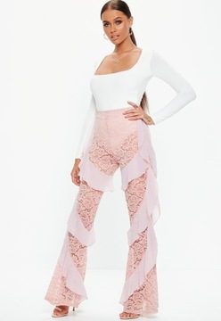 MISSGUIDED SPODNIE KORONKA FALBANY AH0 XXJ__XXS