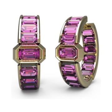 Guess Сережки типу креольський для жінок JUBE04253JWYGFCTU