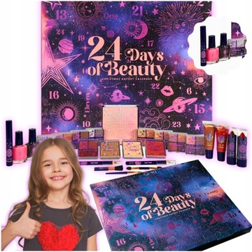 KALENDARZ ADWENTOWY Z KOSMETYKAMI DLA NASTOLATKI BEAUTY PREZENT 2023 25el