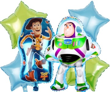 Balony TOY STORY CHUDY BUZZ ASTRAL urodziny zestaw