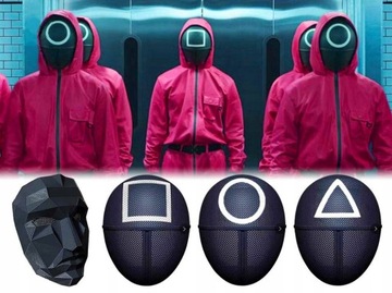 MASKA Squid Game Karnawał NA HALLOWEEN Cosplay