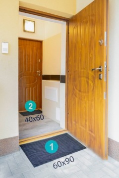 КОВРИК ДЛЯ ОБУВИ НА УЛИЦЕ ВХОДНОЙ 40x60 см