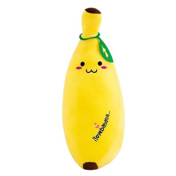 MASKOTKA *BANAN* XXL 55cm Pluszowa Zabawka DUŻY ŻÓŁTY BANAN