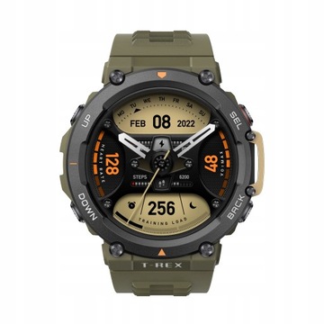 Умные часы Amazfit T-Rex 2 Wild GREEN, зеленые