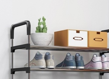 ПОЛКА ДЛЯ ОБУВИ ПОДСТАВКА КНИЖНЫЙ ШКАФ 4 УРОВНЯ ПРОЧНЫЙ ОРГАНАЙЗЕР ДЛЯ ОБУВИ ДЛЯ ДОМА