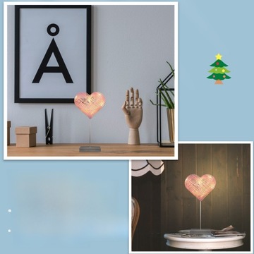 СЕРДЦЕ-ЛАМПА, НОЧНИКИ, НАСТОЛЬНЫЕ ЛАМПЫ