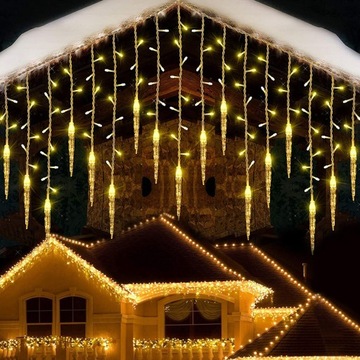 3.5M 24 Drops SOPLE ŚWIATŁA ŚWIATŁA LED ZEWNĘTRZNE LED GIRLANDA CHRISTMAS
