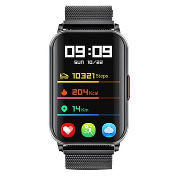 SMARTBAND SMARTWATCH СПОРТИВНЫЕ ЧАСЫ ЧЕРНЫЙ СПОРТИВНЫЙ РЕМЕСЛ СПОРТ AMOLED