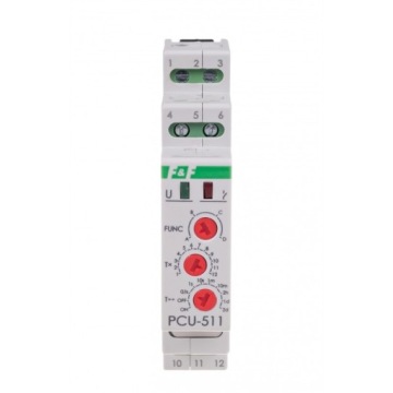 F&F PRZEKAŹNIK CZASOWY 4-FUNKCYJNY PCU-511DUO