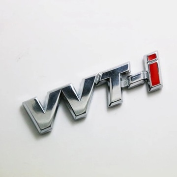 3D KOVOVÝ ČERNÉ LOGO VVTI BLATNÍK VOZIDLA ZNAK KUFR PRO CAMRY