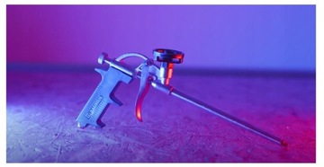 Профессиональный металлический пистолет для клеевой пены STD BAUHUS 1 шт.