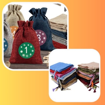 АДВЕНТ-КАЛЕНДАРЬ ДЛЯ ДЕТЕЙ, НАБОР НАКЛЕЙКИ НА СУМКИ «Сделай сам», 24 ПОДВЕСНЫХ НАБОР 2023 г.