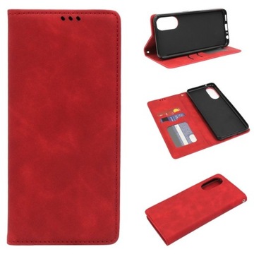 Etui Smart Retro Case do OPPO Reno 8T 4G czerwone