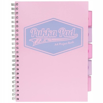 KOŁOZESZYT A4/200K PROJECT BOOK PUKKA PAD KRATKA