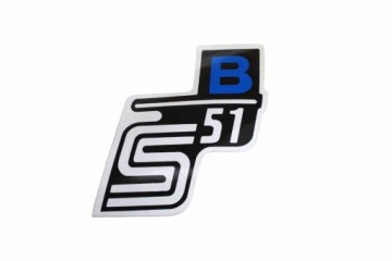 NAKLEJKA SIMSON S51 B NIEBIESKA