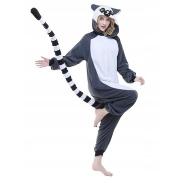 LEMUR ONESIE KOMBINEZON DRES KIGU-RUMI S-XL