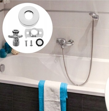 Адаптер для смесителя для душа Регулируемый угол, изогнутый водозаборник