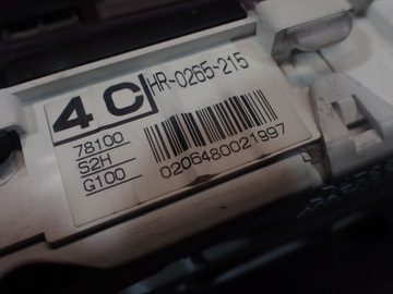 HONDA HR-V 01-06 1.6 PŘÍSTROJOVÁ DESKA BUDÍKY 78100S2HG100