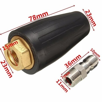 Вращающееся сопло 3600 фунтов на квадратный дюйм